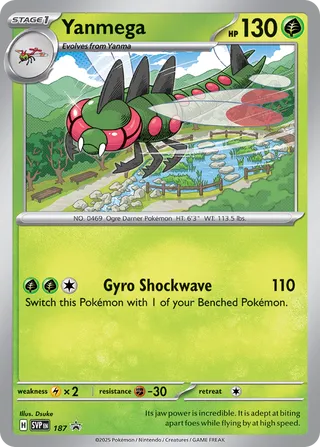 Yanmega 187 - Scarlet & Violet Promos