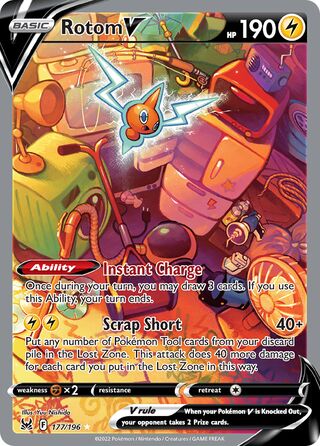 Rotom V 177/196 - Lost Origin
