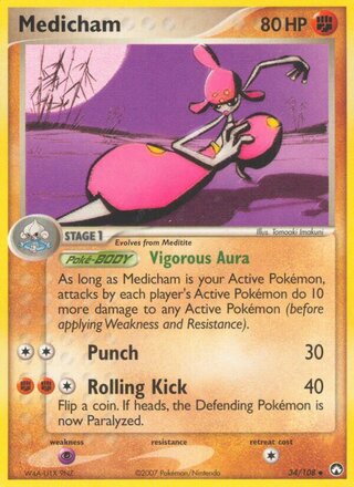 Medicham 34/108 - Power Keepers