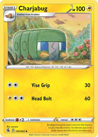 Charjabug 100/264 - Fusion Strike