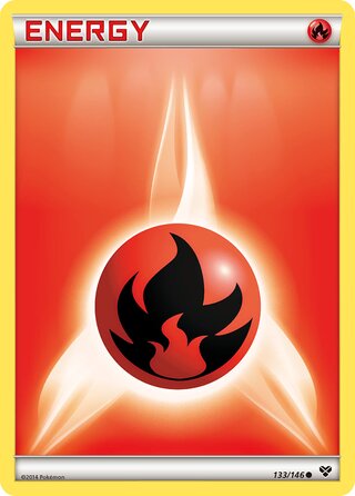 Fire Energy 133/146 - XY Base