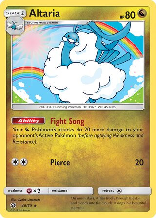 Altaria 40/70 - Dragon Majesty