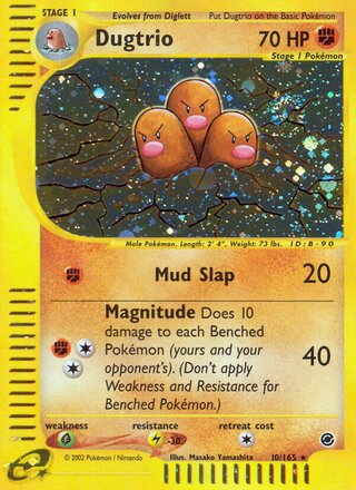 Dugtrio 10/165 - Expedition Base Set