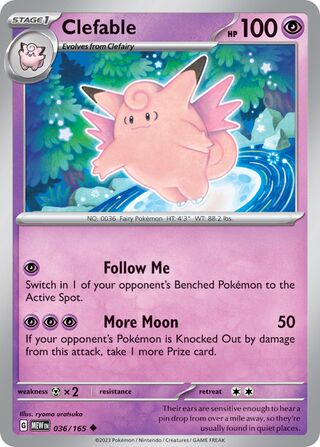 Clefable 036/165 - Scarlet & Violet 151