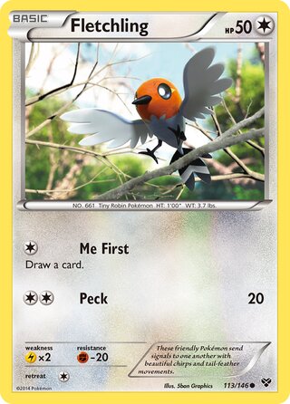 Fletchling 113/146 - XY Base