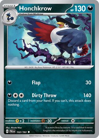 Honchkrow 132/193 - Paldea Evolved