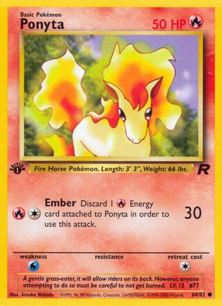 Ponyta 64/82 - Team Rocket