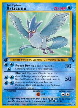 Articuno 17/62 - Fossil