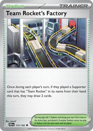Team Rocket's Factory 173/182 - Destined Rivals