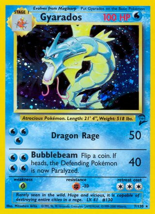 Gyarados 7/130 - Base Set 2