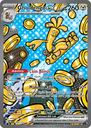 Gholdengo ex 164/131 - Prismatic Evolutions