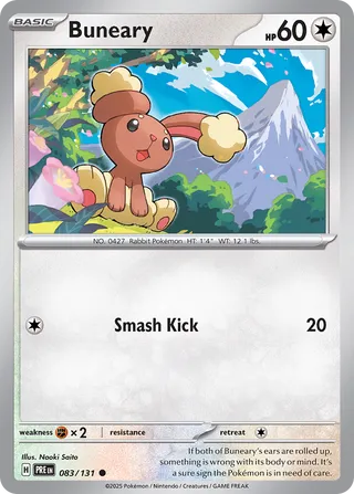 Buneary 083/131 - Prismatic Evolutions