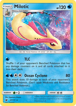 Milotic 27/111 - Crimson Invasion