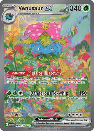 Venusaur ex 198/165 - Scarlet & Violet 348
