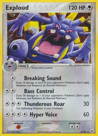 Exploud 6/101 - Hidden Legends