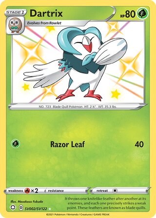 Dartrix SV002/SV122 - Shining Fates