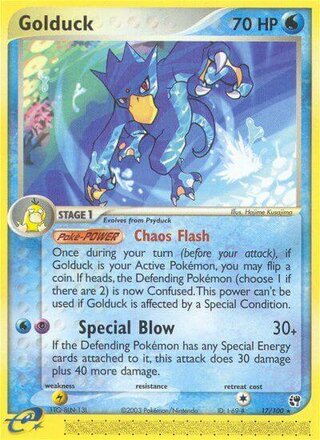 Golduck 17/100 - Sandstorm - HP - front