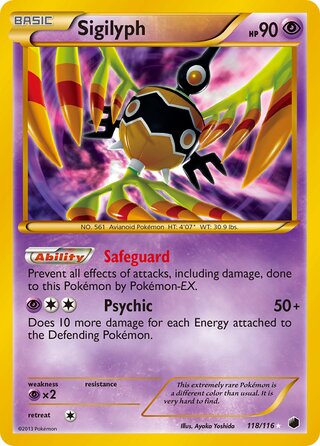 Sigilyph 118/116 - Plasma Freeze