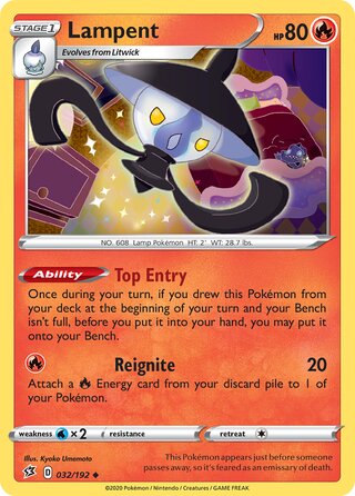 Lampent 032/192 - Rebel Clash