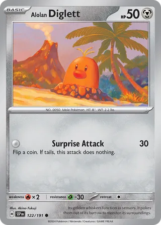Alolan Diglett 122/191 - Surging Sparks