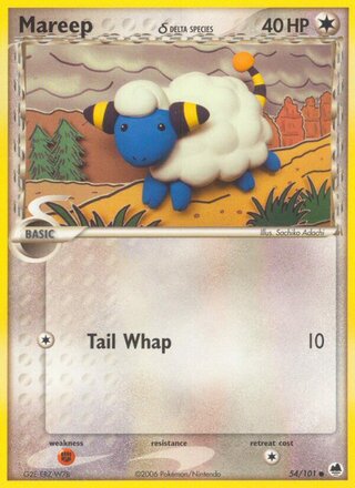 Mareep 54/101 - Dragon Frontiers