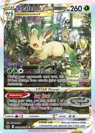 Leafeon VSTAR GG35/GG70 - Crown Zenith
