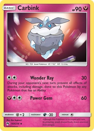 Carbink 143/214 - Lost Thunder