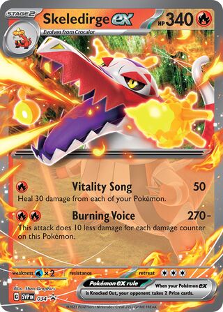 Skeledirge ex 034 - Scarlet & Violet Promos