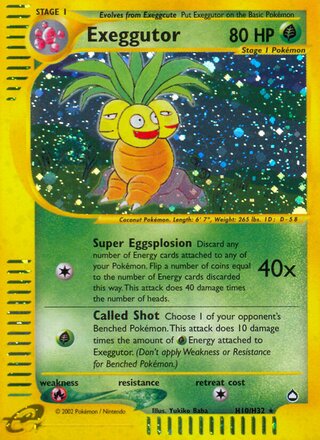 Exeggutor H10/H32 - Aquapolis