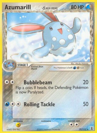 Azumarill 19/113 - Delta Species