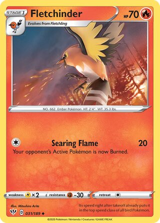 Fletchinder 031/189 - Darkness Ablaze