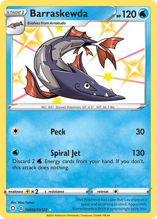 Barraskewda SV032/SV122 - Shining Fates