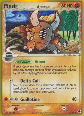 Pinsir 9/101 - Dragon Frontiers