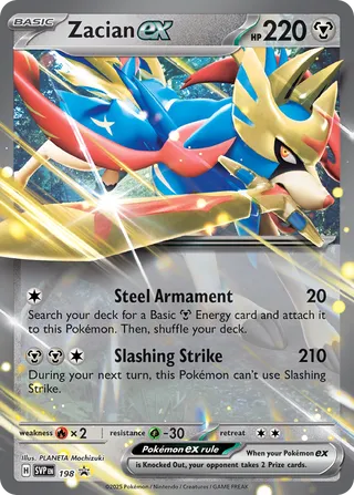 Zacian ex 198 - Scarlet & Violet Promos