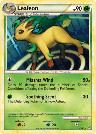 Leafeon 13/95 - Call of Legends