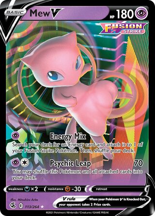 Mew V 113/264 - Fusion Strike