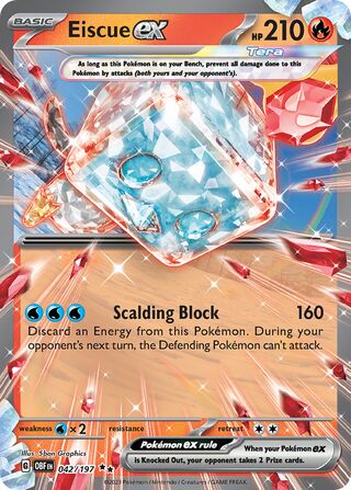 Eiscue ex 042/197 - Obsidian Flames