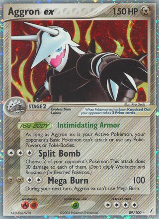 Aggron ex 89/100 - Crystal Guardians