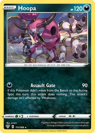 Hoopa 111/189 - Darkness Ablaze