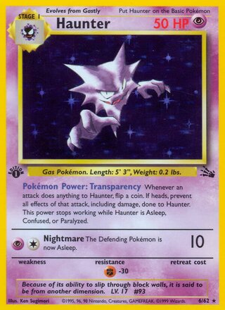 Haunter 6/62 - Fossil