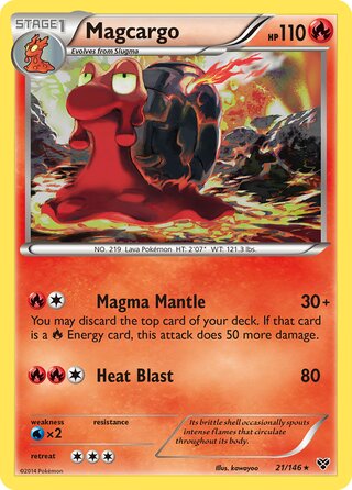 Magcargo 21/146 - XY Base