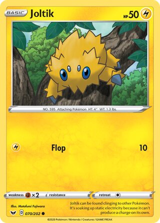 Joltik 070/202 - Sword & Shield Base