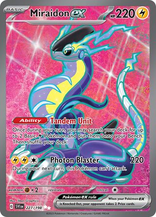 Miraidon ex 227/198 - Scarlet & Violet Base