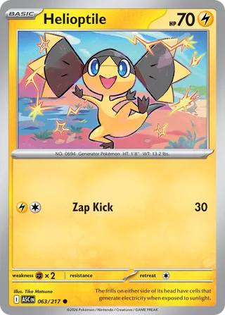 Helioptile 063/217 - Ascended Heroes