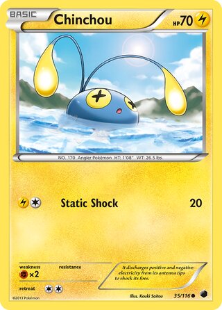 Chinchou 35/116 - Plasma Freeze