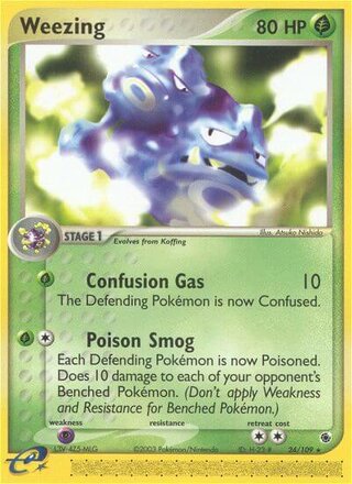 Weezing 24/109 - Ruby & Sapphire