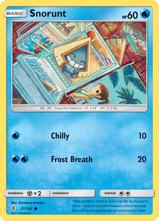 Snorunt 31/145 - Guardians Rising