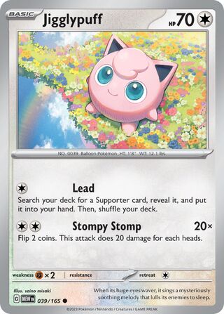 Jigglypuff 039/165 - Scarlet & Violet 151