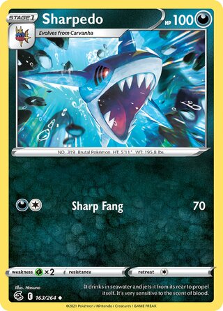 Sharpedo 163/264 - Fusion Strike