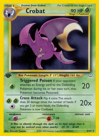 Crobat 4/64 - Neo Revelation